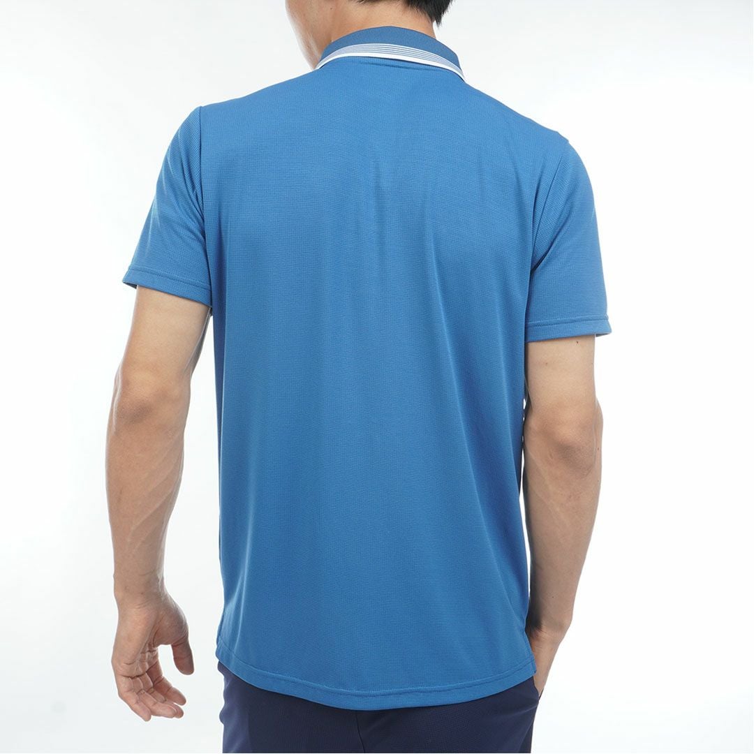 アドミラルゴルフ Admiral GOLF メンズ カラタッチプラス ランパントポロシャツ ADMA634 ディープブルー