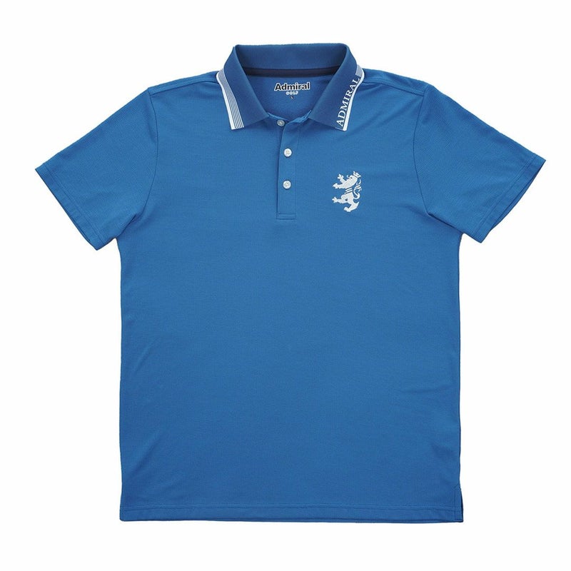 アドミラルゴルフ Admiral GOLF メンズ カラタッチプラス ランパントポロシャツ ADMA634 ディープブルー