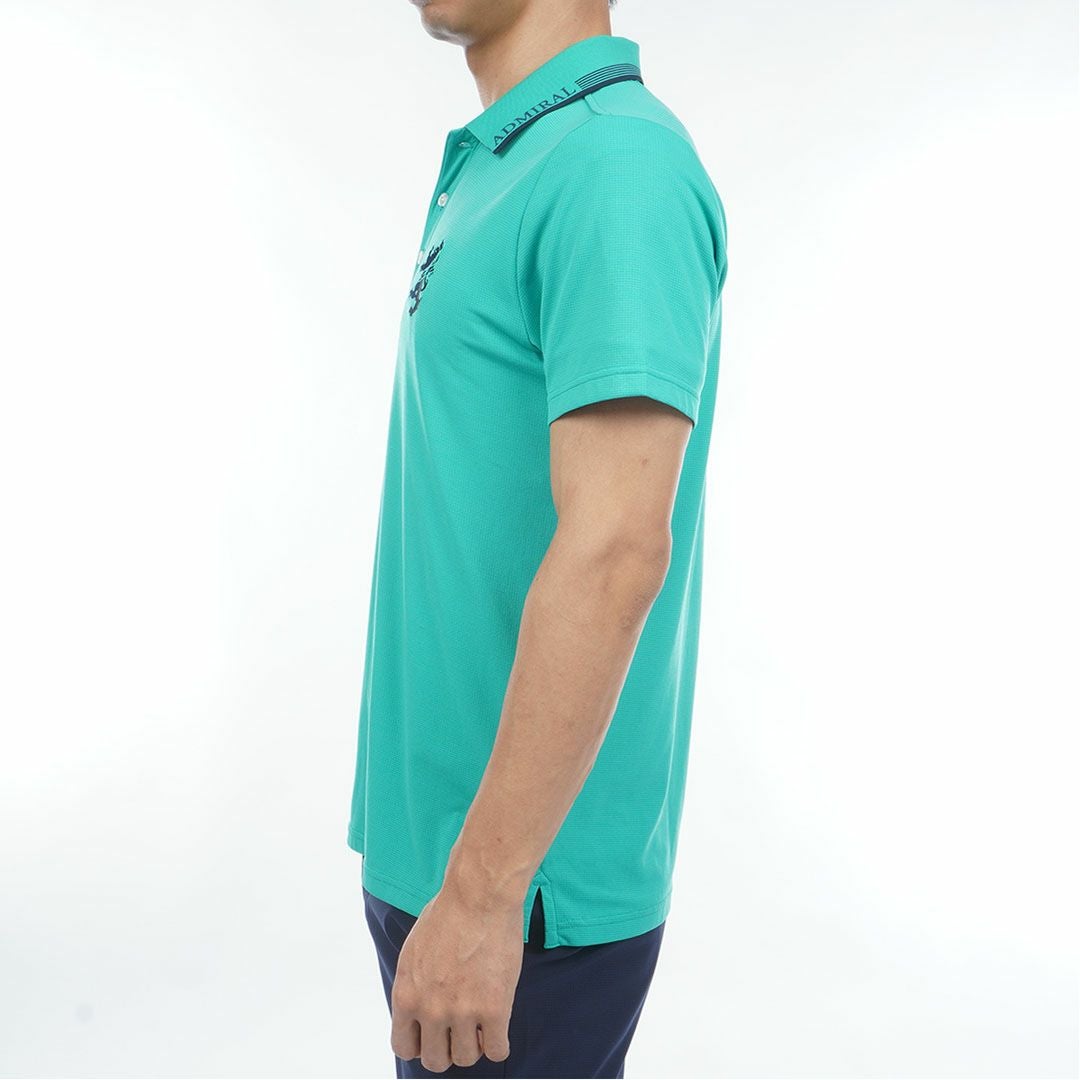 アドミラルゴルフ Admiral GOLF メンズ カラタッチプラス ランパントポロシャツ ADMA634 グリーン