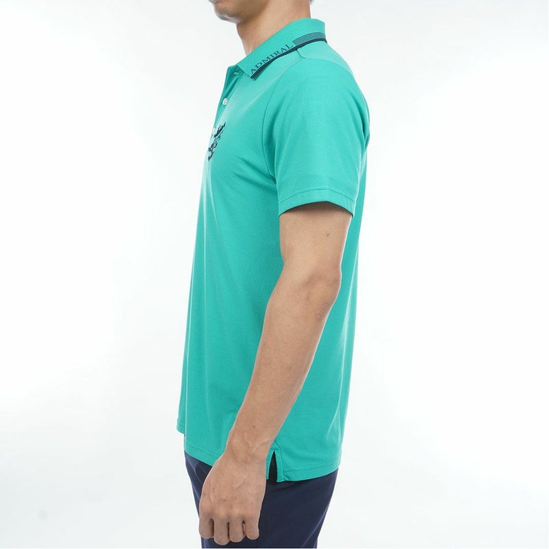 アドミラルゴルフ Admiral GOLF メンズ カラタッチプラス ランパントポロシャツ ADMA634 グリーン