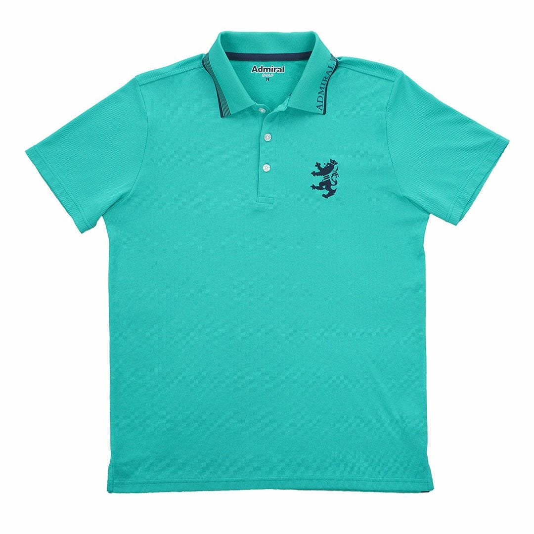 アドミラルゴルフ Admiral GOLF メンズ カラタッチプラス ランパントポロシャツ ADMA634 グリーン