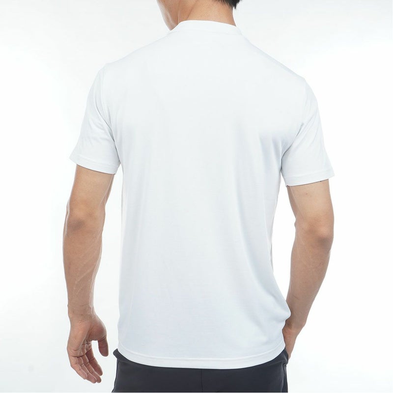 アドミラルゴルフ Admiral GOLF メンズ カラタッチプラス UJプリントモックネックシャツ ADMA636 ホワイト