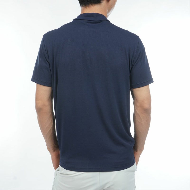 アドミラルゴルフ Admiral GOLF メンズ カラタッチプラス UJプリントモックネックシャツ ADMA636 ネイビー