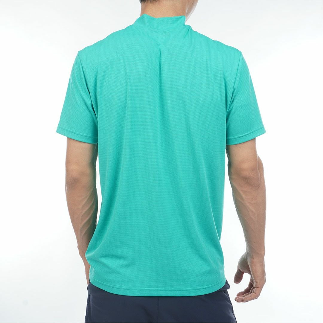 アドミラルゴルフ Admiral GOLF メンズ カラタッチプラス UJプリントモックネックシャツ ADMA636 グリーン