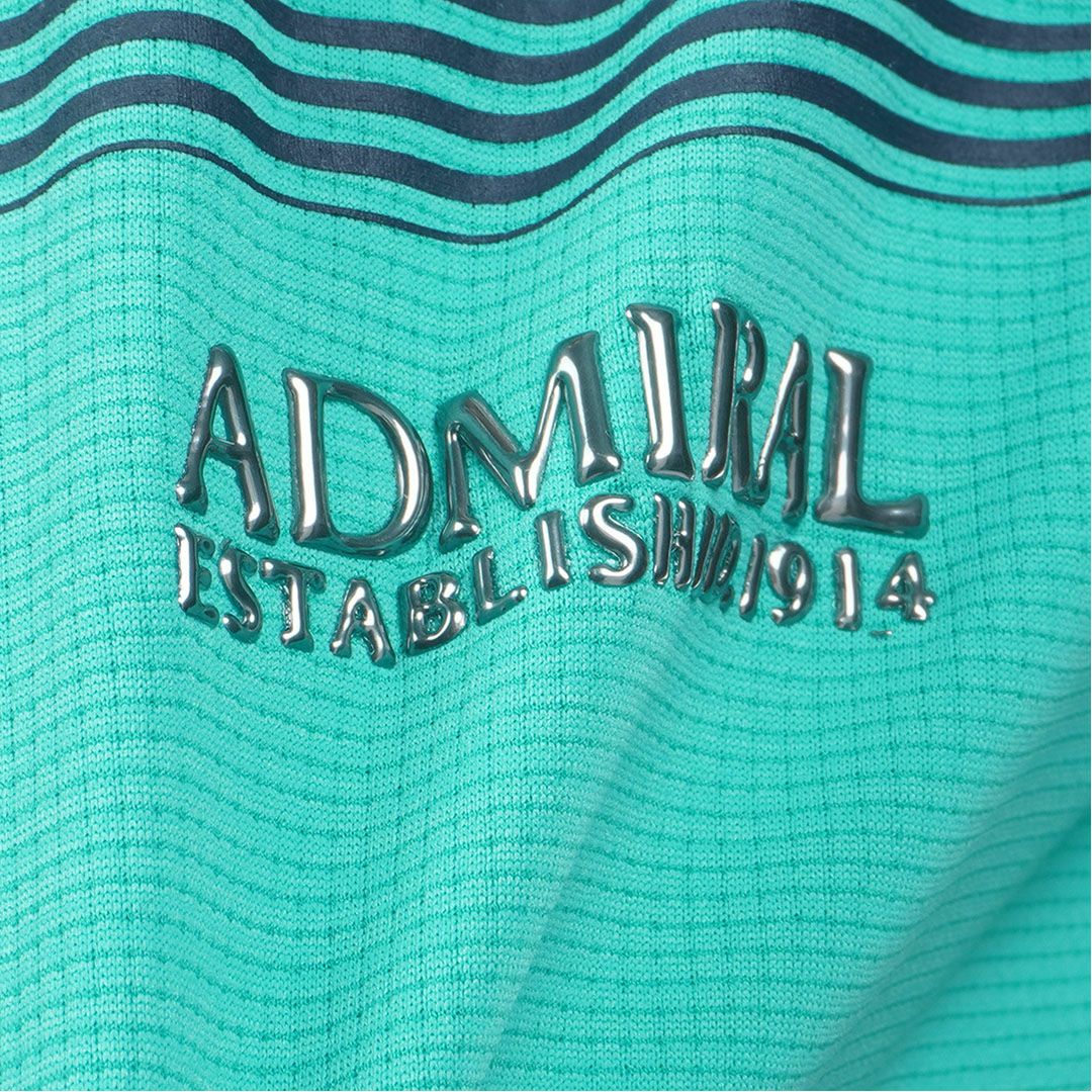 アドミラルゴルフ Admiral GOLF メンズ カラタッチプラス UJプリントモックネックシャツ ADMA636 グリーン