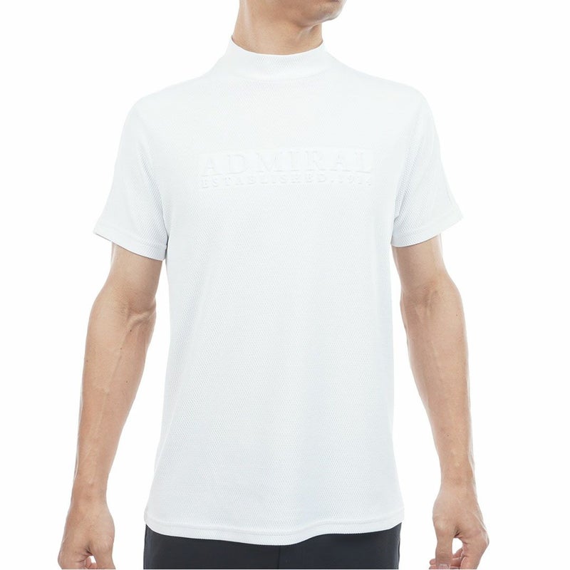 アドミラルゴルフ Admiral GOLF メンズ 汗染み防止 遮熱モックネック ADMA637 ホワイト