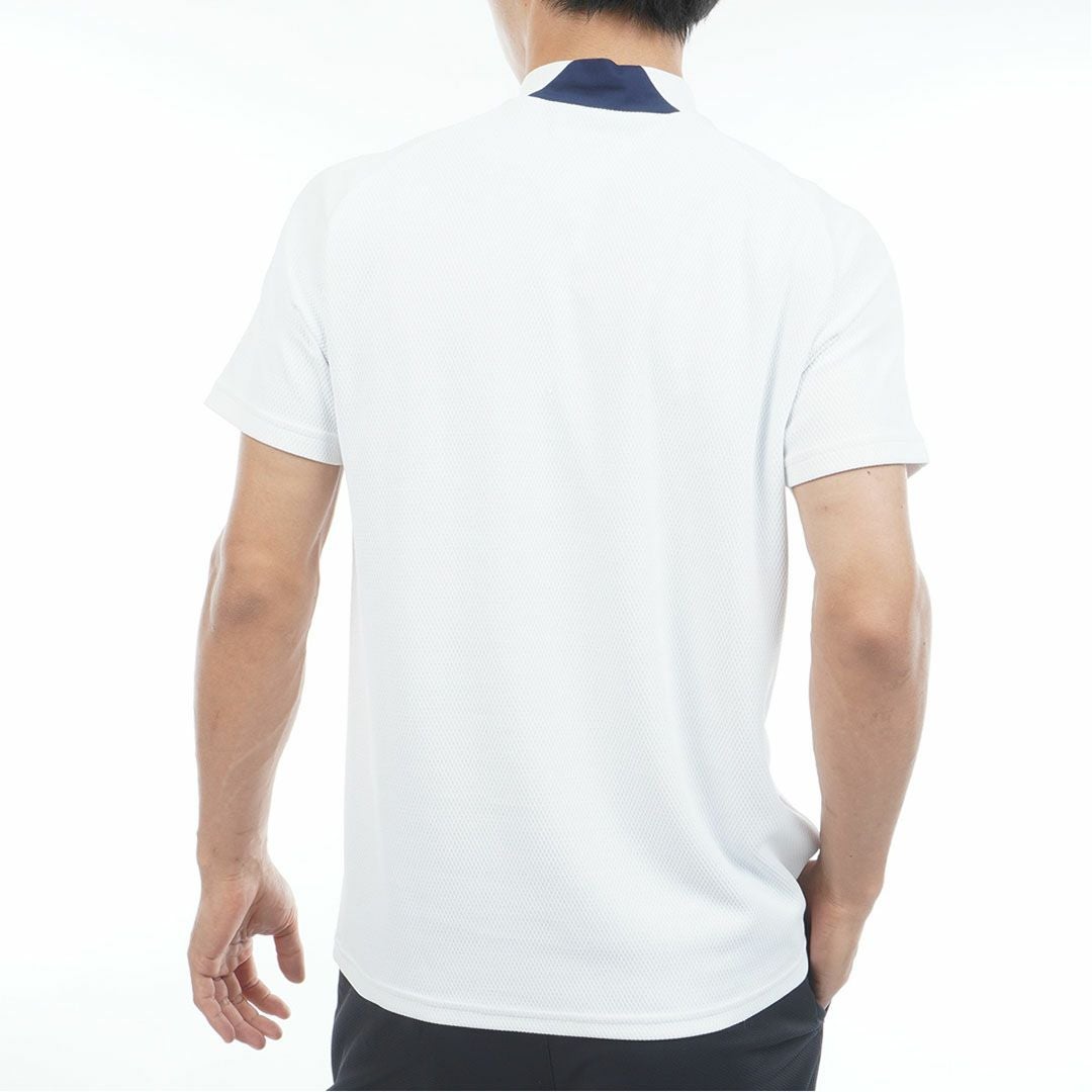 アドミラルゴルフ Admiral GOLF メンズ 汗染み防止 遮熱モックネック ADMA637 ホワイト