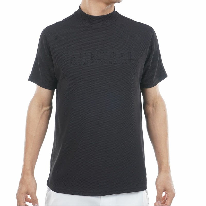 アドミラルゴルフ Admiral GOLF メンズ 汗染み防止 遮熱モックネック ADMA637 ブラック