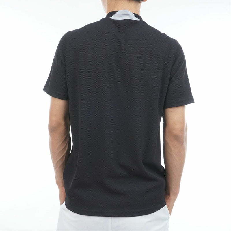 アドミラルゴルフ Admiral GOLF メンズ 汗染み防止 遮熱モックネック ADMA637 ブラック