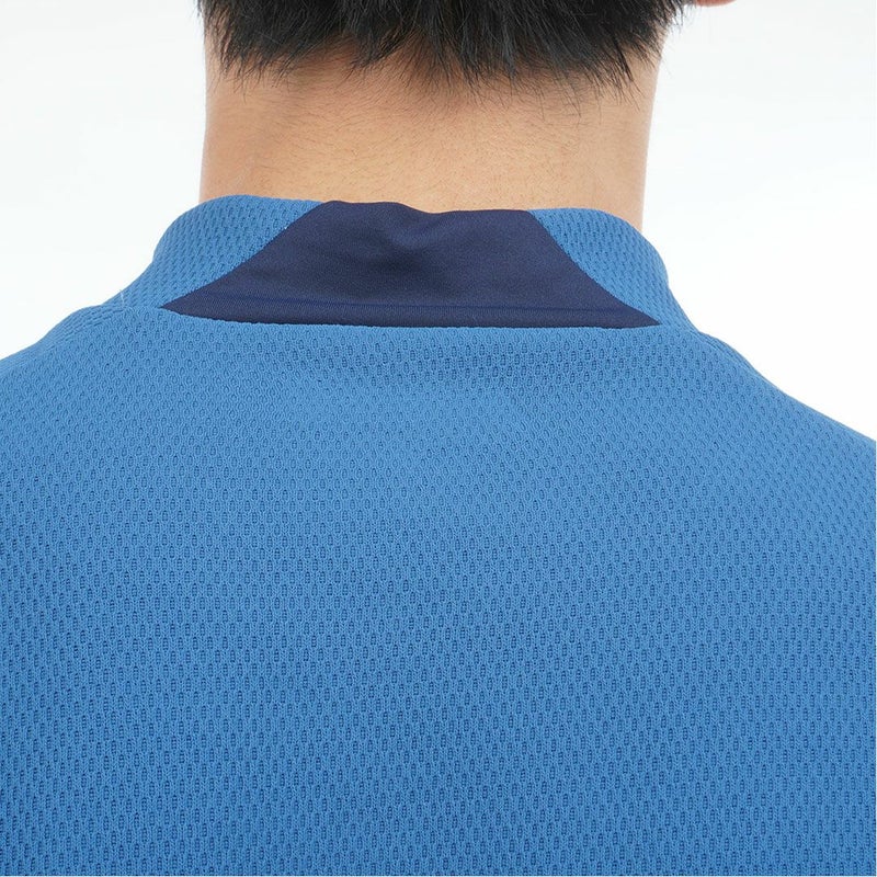 アドミラルゴルフ Admiral GOLF メンズ 汗染み防止 遮熱モックネック ADMA637 ディープブルー