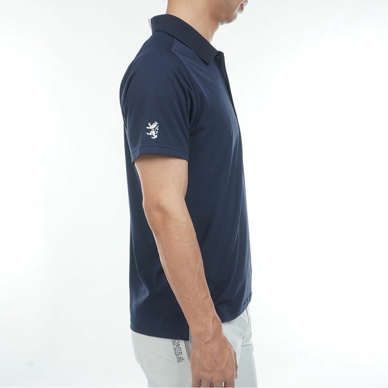 アドミラルゴルフ Admiral GOLF メンズ カラタッチプラス ロゴポロシャツ ADMA638 ネイビー