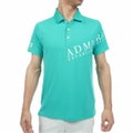 アドミラルゴルフ Admiral GOLF メンズ カラタッチプラス ロゴポロシャツ ADMA638 グリーン
