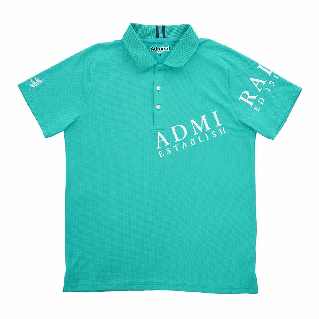 アドミラルゴルフ Admiral GOLF メンズ カラタッチプラス ロゴポロシャツ ADMA638 グリーン
