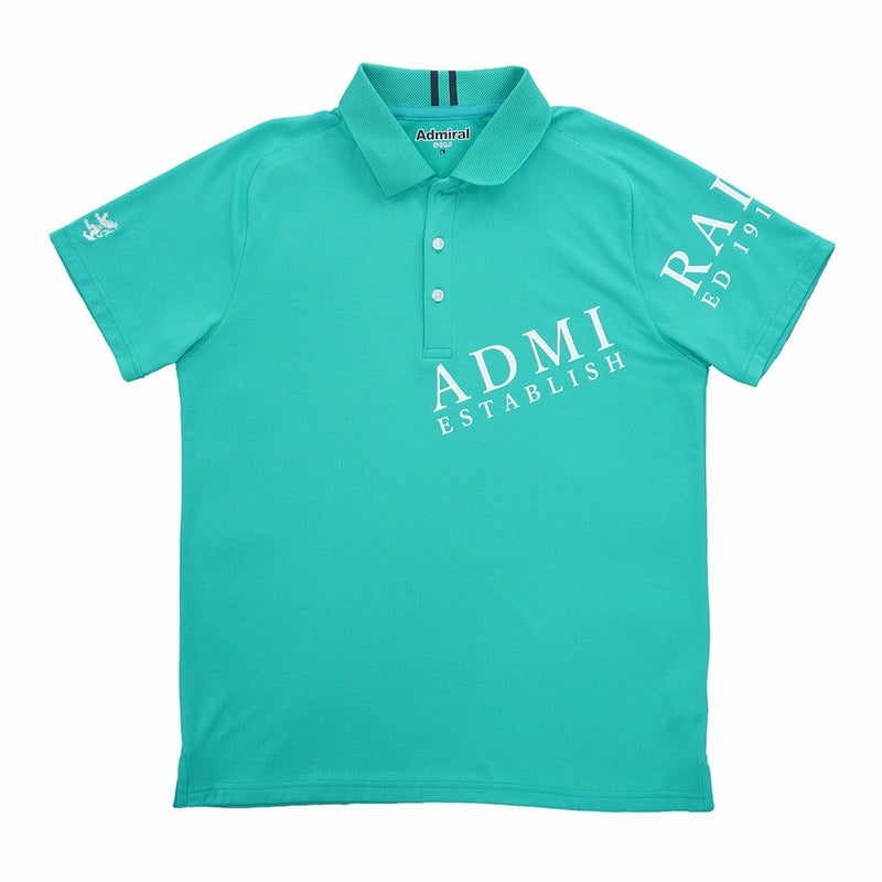 アドミラルゴルフ Admiral GOLF メンズ カラタッチプラス ロゴポロシャツ ADMA638 グリーン