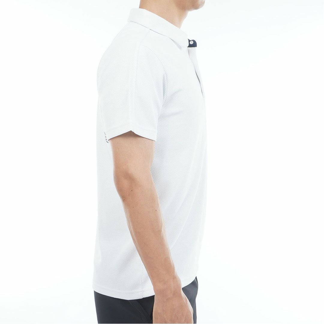 アドミラルゴルフ Admiral GOLF メンズ 汗染み防止 遮熱シャツ ADMA639 ホワイト