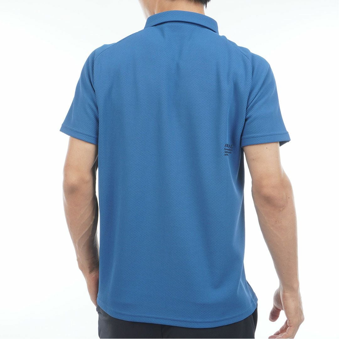 アドミラルゴルフ Admiral GOLF メンズ 汗染み防止 遮熱シャツ ADMA639 ディープブルー