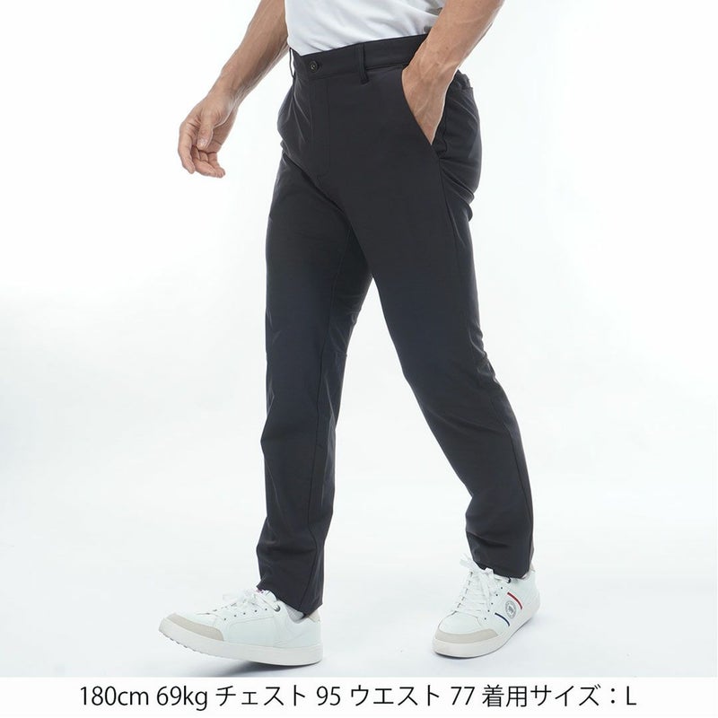 AdmiralGOLF アドミラルゴル メンズ テーパードパンツ ADMA640 BLACK 詳細2
