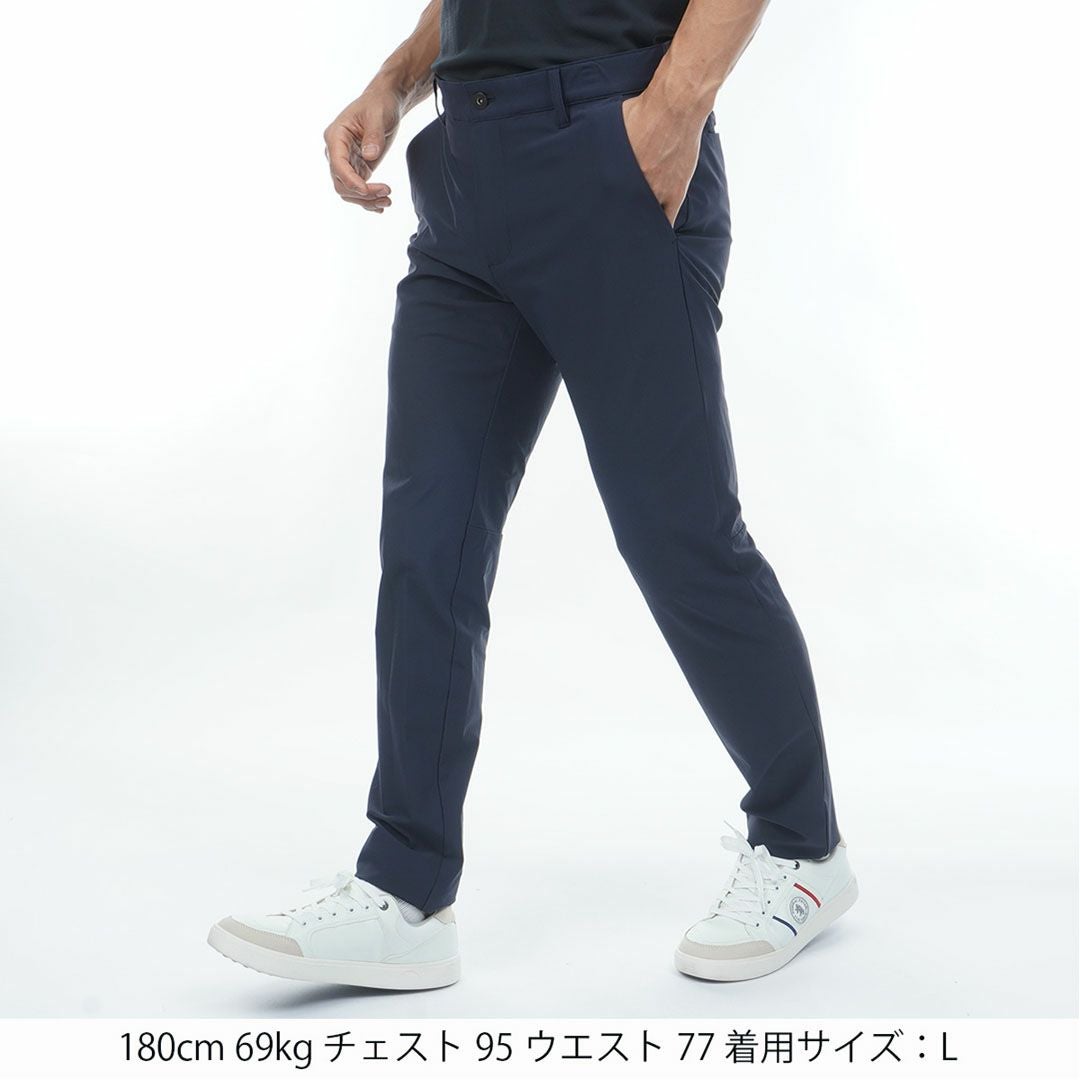 AdmiralGOLF アドミラルゴル メンズ テーパードパンツ ADMA640 ネイビー 詳細2