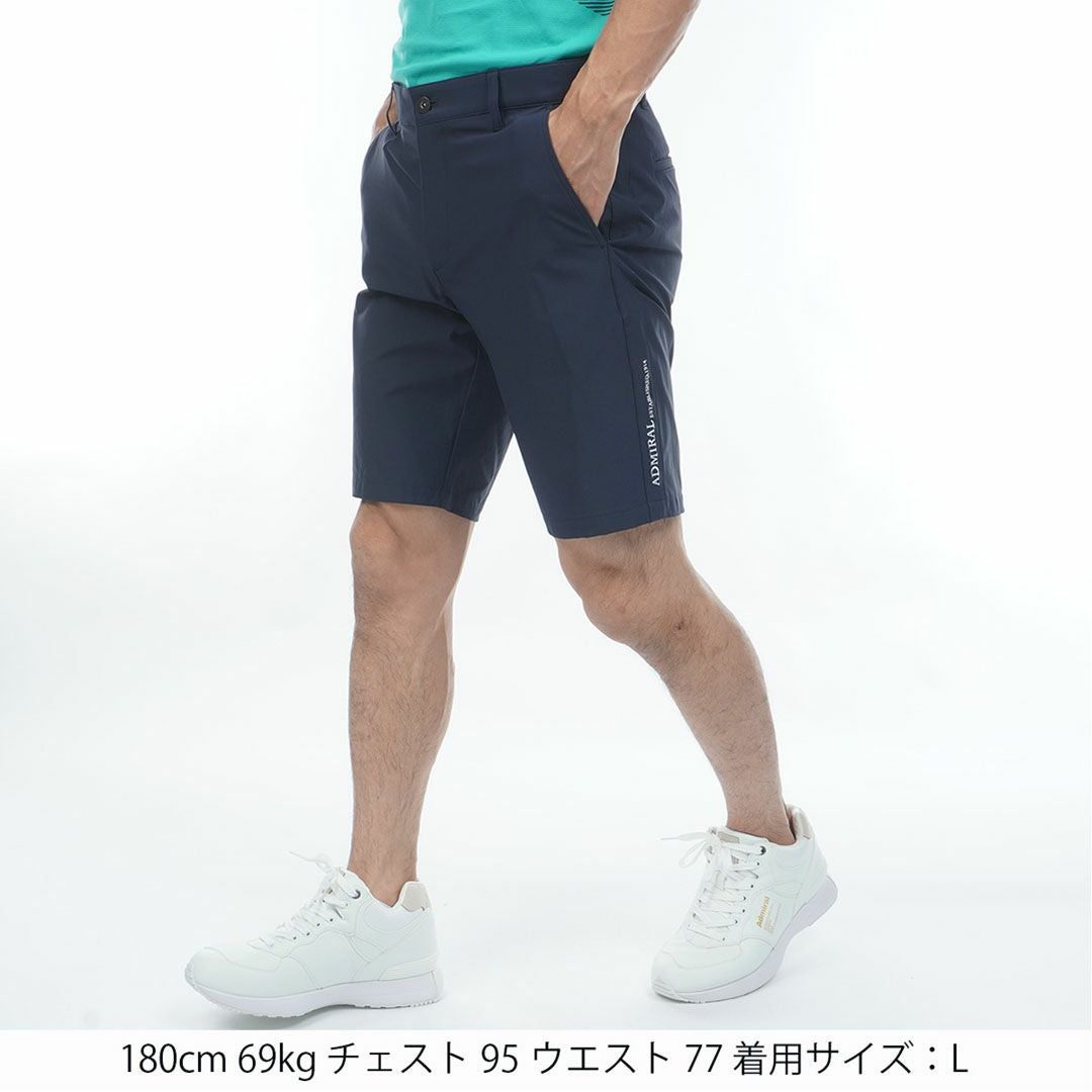AdmiralGOLF アドミラルゴル メンズ 冷感ショートパンツ ADMA641 ネイビー 詳細2