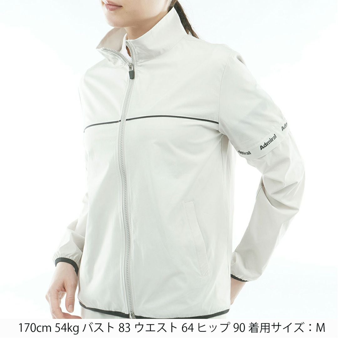 アドミラル ゴルフ Admiral GOLF レディース 2WAY ウィンドジャケット ADLA601 アイボリー