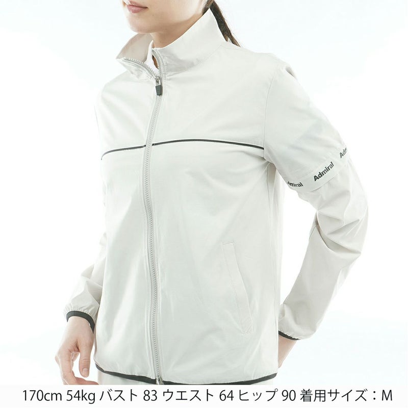 アドミラル ゴルフ Admiral GOLF レディース 2WAY ウィンドジャケット ADLA601 アイボリー