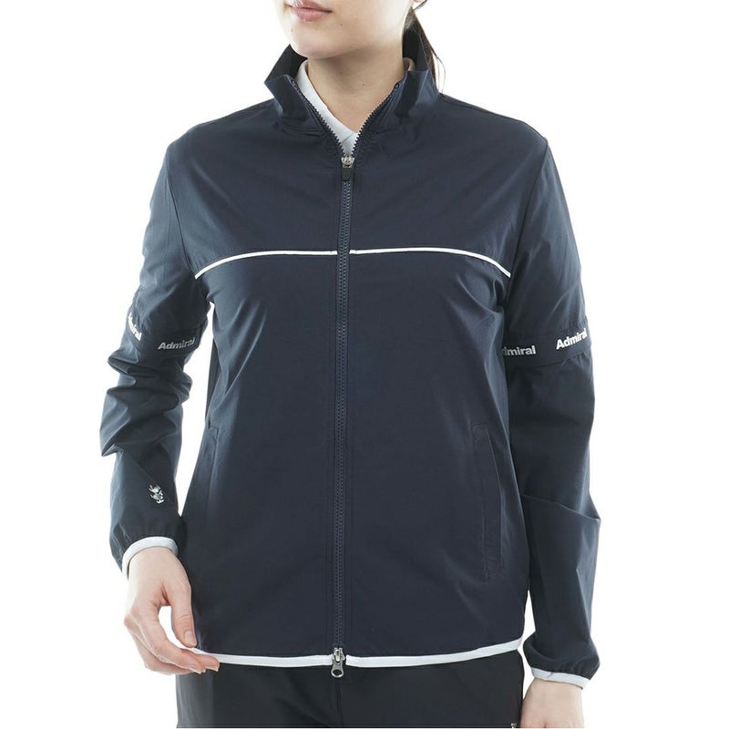 アドミラル ゴルフ Admiral GOLF レディース 2WAY ウィンドジャケット ADLA601 ネイビー