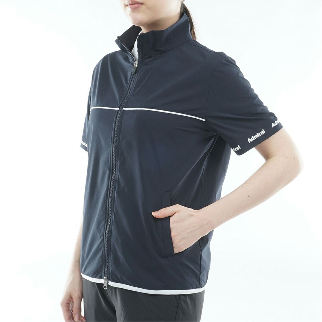 アドミラル ゴルフ Admiral GOLF レディース 2WAY ウィンドジャケット ADLA601 ネイビー