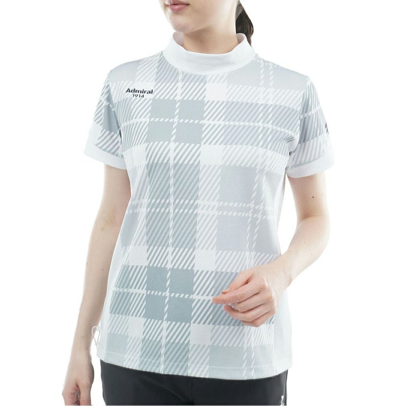 アドミラル ゴルフ Admiral GOLF レディース ポップコーン モックネックシャツ ADLA603 グレー