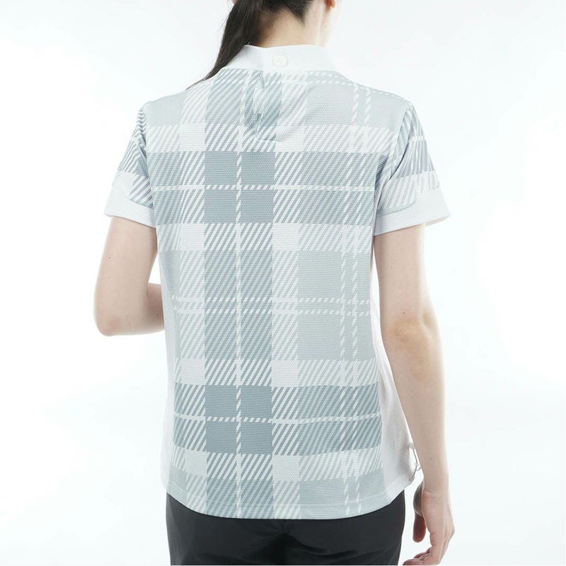 アドミラル ゴルフ Admiral GOLF レディース ポップコーン モックネックシャツ ADLA603 グレー