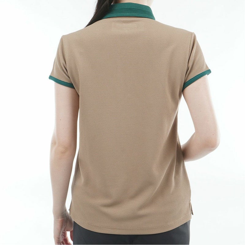 アドミラル ゴルフ Admiral GOLF レディース ポップコーン フレンチスリーブシャツ ADLA604 サンドベージュ