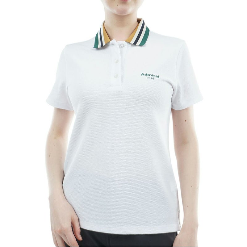 アドミラル ゴルフ Admiral GOLF レディース ポップコーン ラインポロシャツ ADLA605 ホワイト