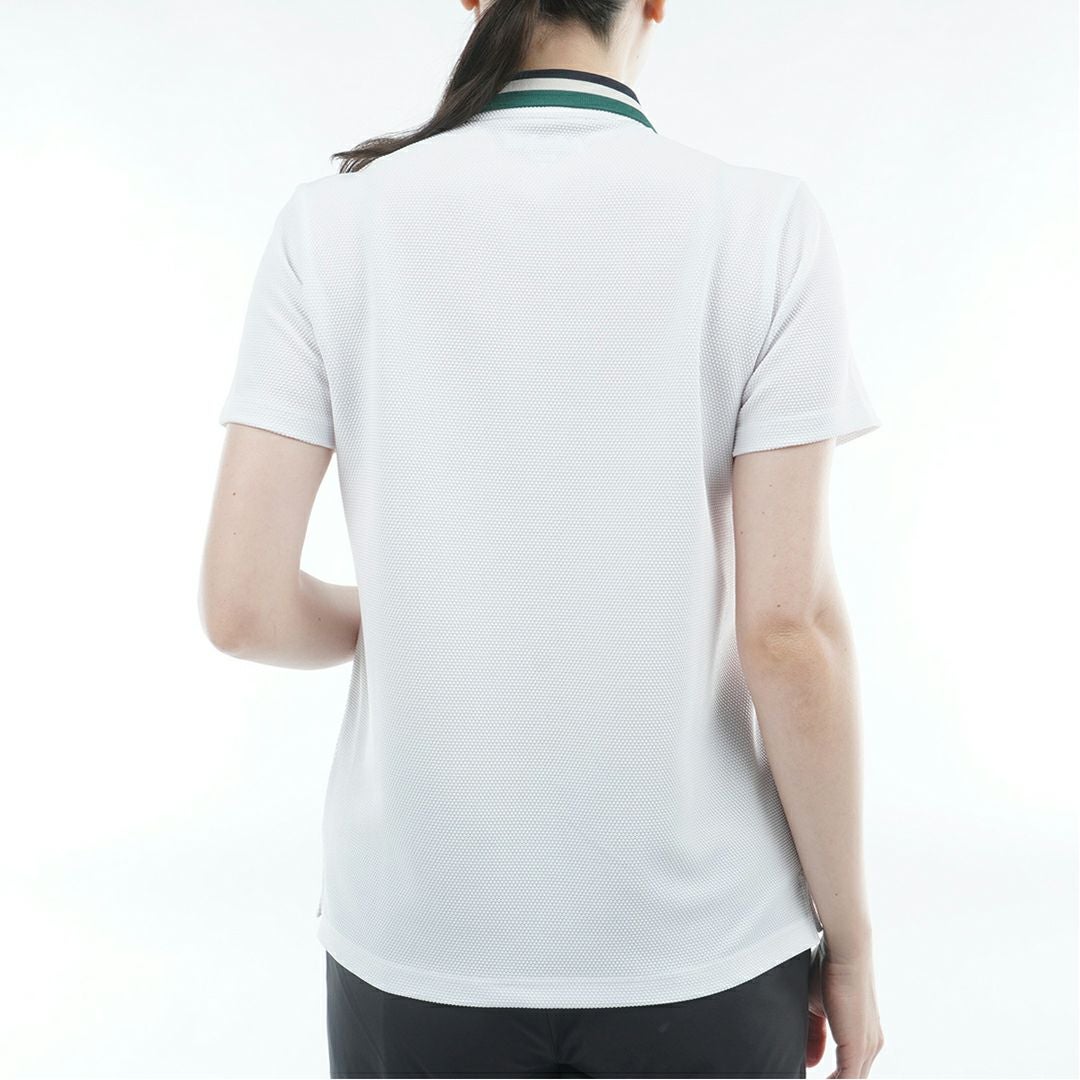 アドミラル ゴルフ Admiral GOLF レディース ポップコーン ラインポロシャツ ADLA605 ホワイト