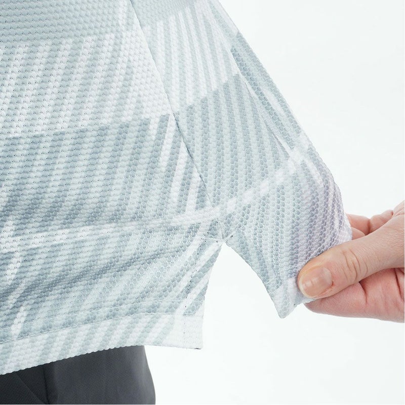 アドミラル ゴルフ Admiral GOLF レディース ポップコーン ラインポロシャツ ADLA605 グレー