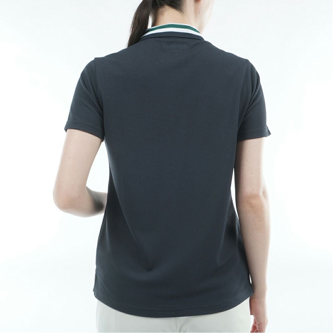 アドミラル ゴルフ Admiral GOLF レディース ポップコーン ラインポロシャツ ADLA605 ネイビー