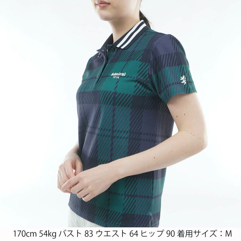 アドミラル ゴルフ Admiral GOLF レディース ポップコーン ラインポロシャツ ADLA605 マルチ１