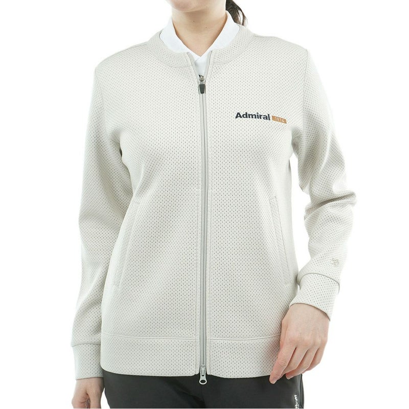 アドミラル ゴルフ Admiral GOLF レディース ビッグメッシュ ダンボールジャケット ADLA606 アイボリー