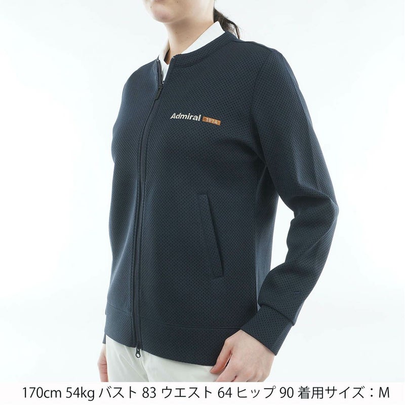 アドミラル ゴルフ Admiral GOLF レディース ビッグメッシュ ダンボールジャケット ADLA606 ネイビー