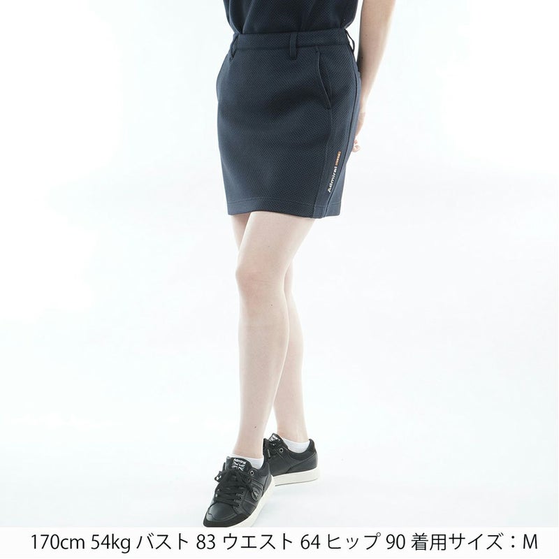 AdmiralGOLF アドミラルゴルフ レディース ゴルフウェア スカート ネイビー 詳細2