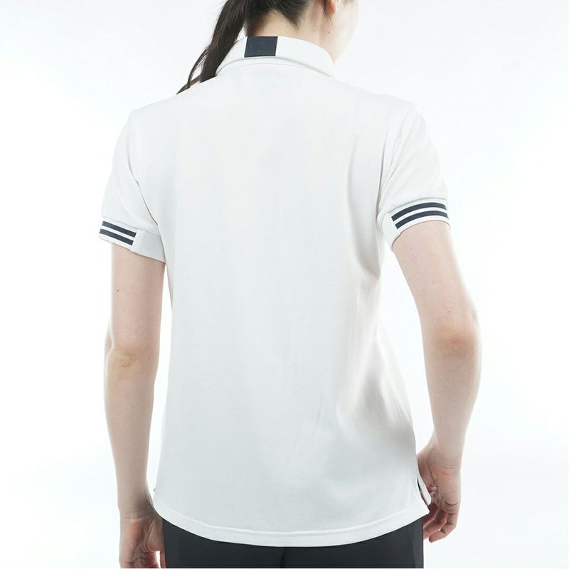 アドミラルゴルフ Admiral GOLF レディース カラタッチ ワンポイントロゴシャツ ADLA610 ホワイト