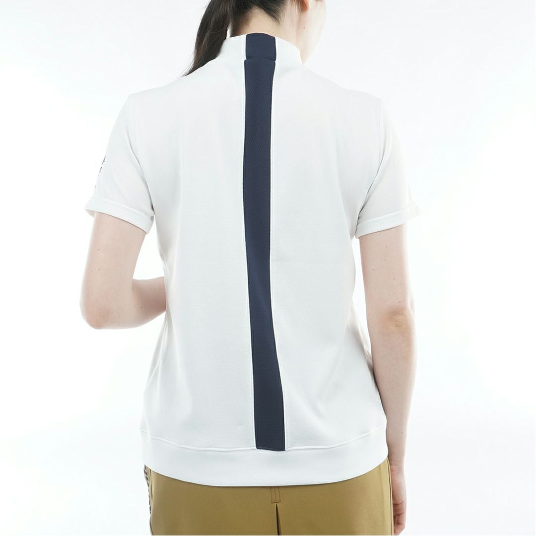 アドミラルゴルフ Admiral GOLF レディース カラタッチ モックネックシャツ ADLA611 ホワイト