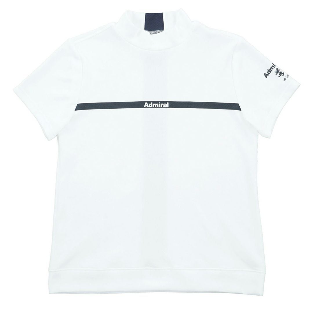 アドミラルゴルフ Admiral GOLF レディース カラタッチ モックネックシャツ ADLA611 ホワイト
