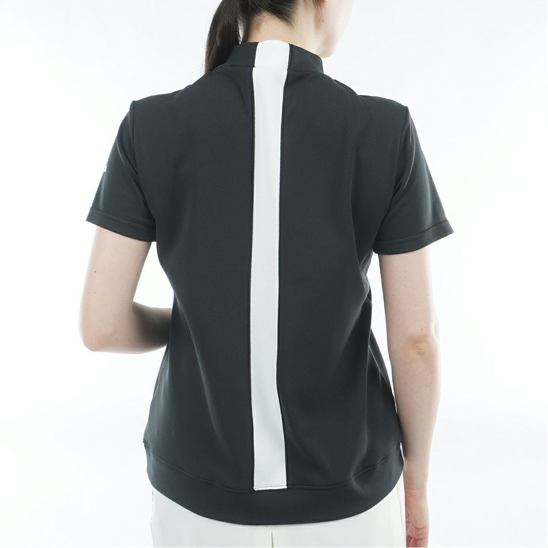 アドミラルゴルフ Admiral GOLF レディース カラタッチ モックネックシャツ ADLA611 ブラック