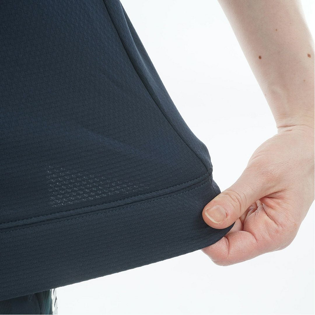 アドミラルゴルフ Admiral GOLF レディース カラタッチ モックネックシャツ ADLA611 ネイビー