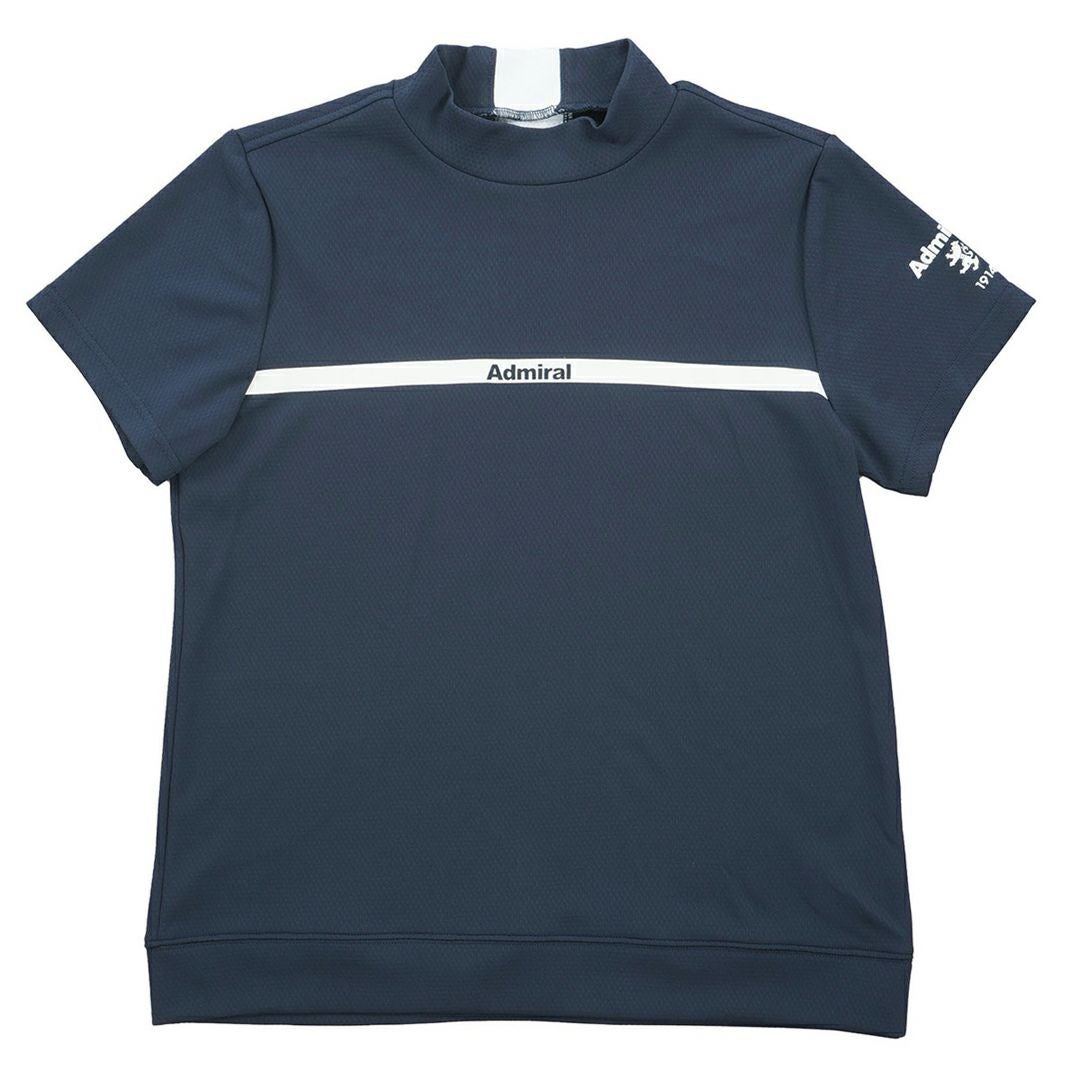 アドミラルゴルフ Admiral GOLF レディース カラタッチ モックネックシャツ ADLA611 ネイビー