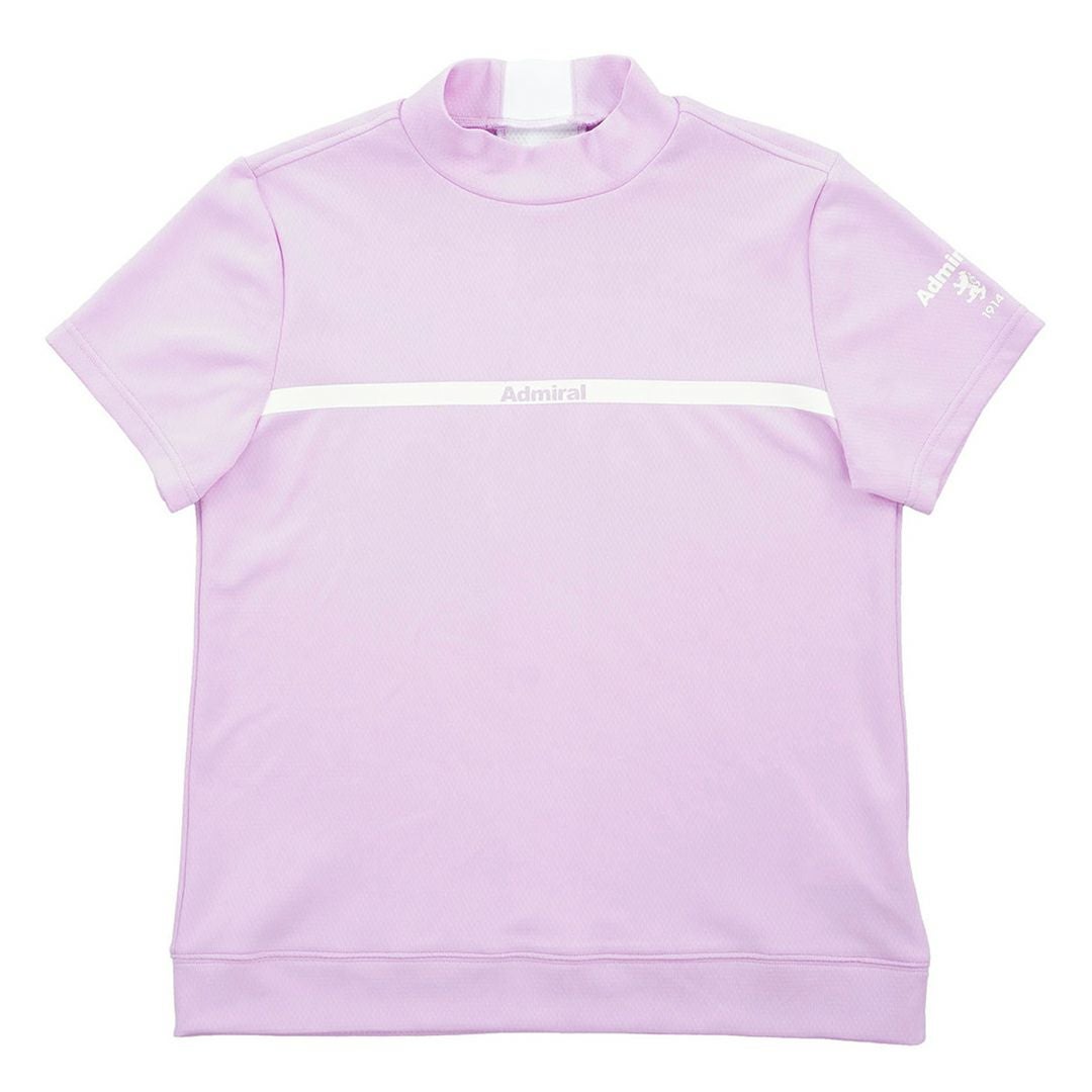 アドミラルゴルフ Admiral GOLF レディース カラタッチ モックネックシャツ ADLA611 ラベンダー