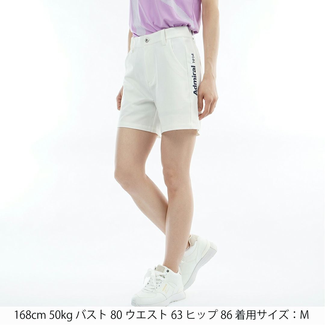 アドミラルゴルフ Admiral GOLF レディース 4WAYツイル ショートパンツ ADLA612 ホワイト
