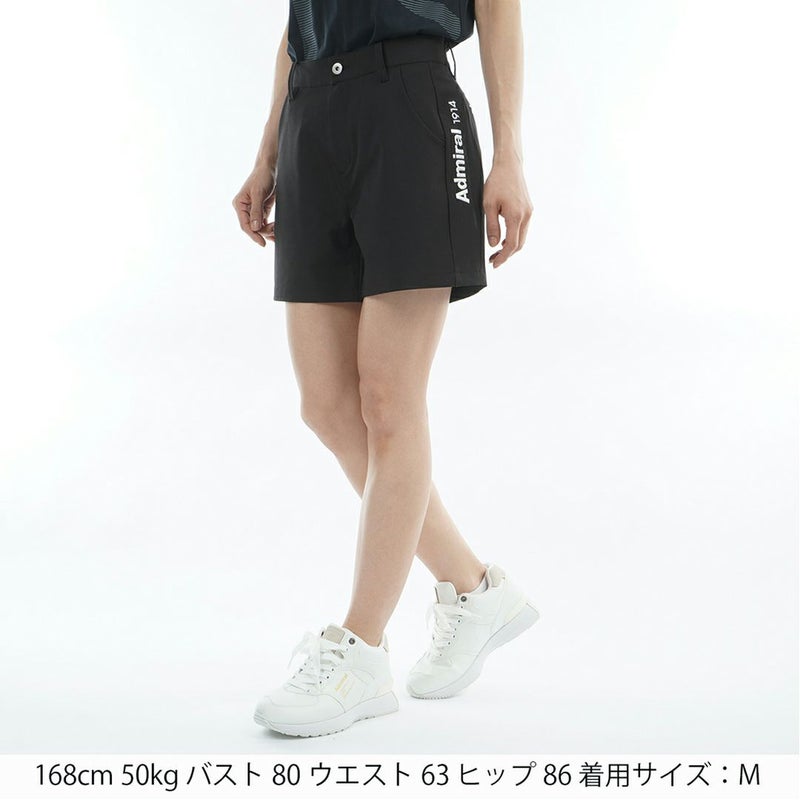 アドミラルゴルフ Admiral GOLF レディース 4WAYツイル ショートパンツ ADLA612 ブラック