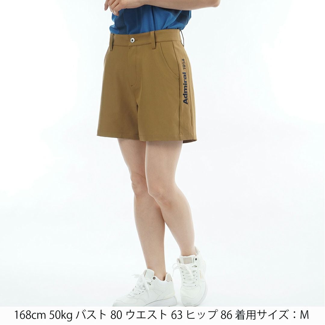 アドミラルゴルフ Admiral GOLF レディース 4WAYツイル ショートパンツ ADLA612 ベージュ
