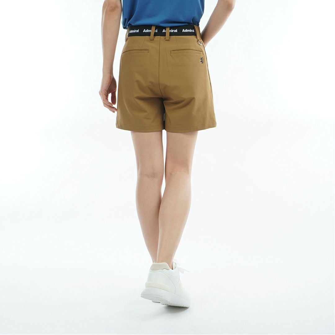 アドミラルゴルフ Admiral GOLF レディース 4WAYツイル ショートパンツ ADLA612 ベージュ
