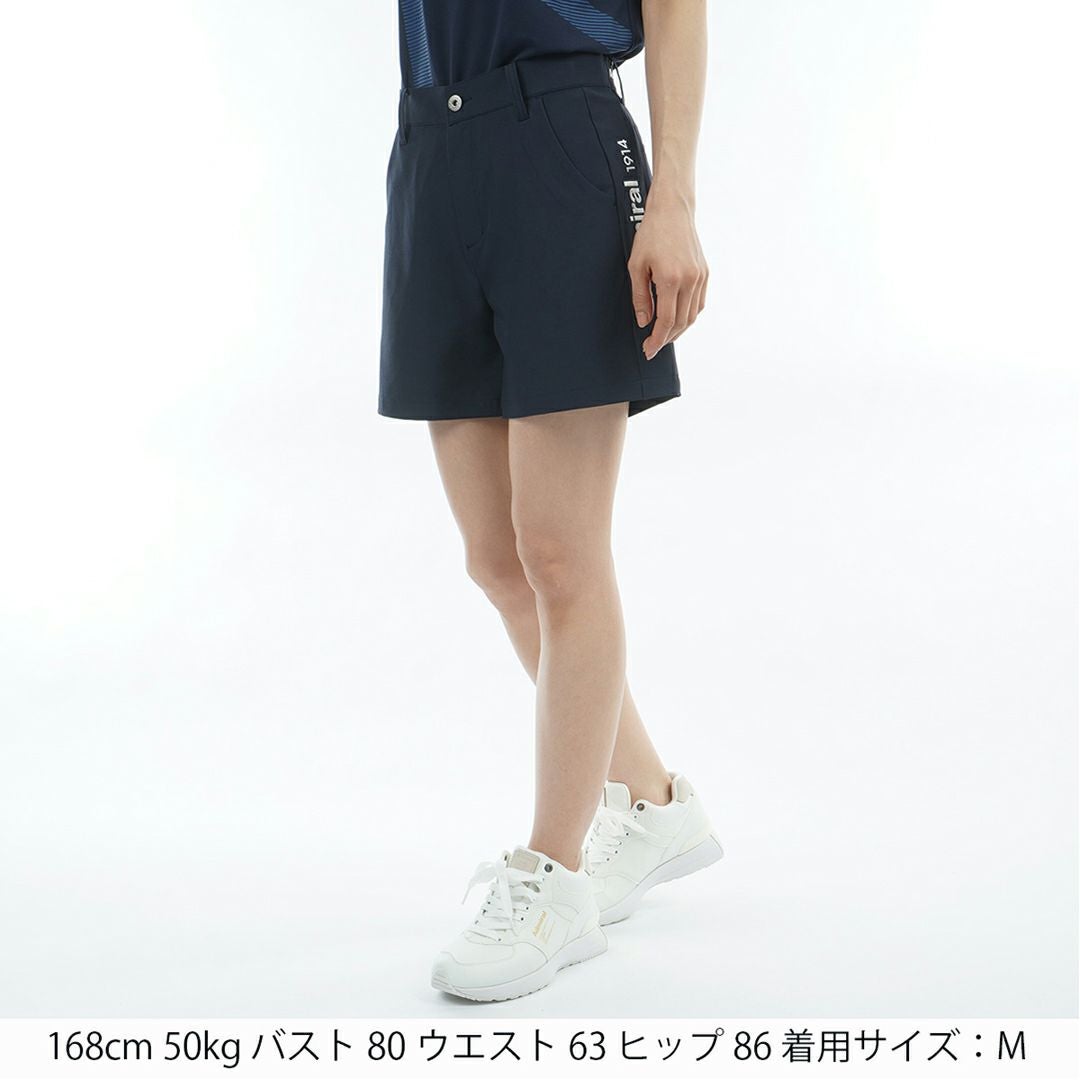 アドミラルゴルフ Admiral GOLF レディース 4WAYツイル ショートパンツ ADLA612 ネイビー